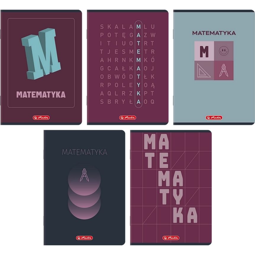 Zeszyt Herliz A5/60k kartka - Matematyka, 1 szt