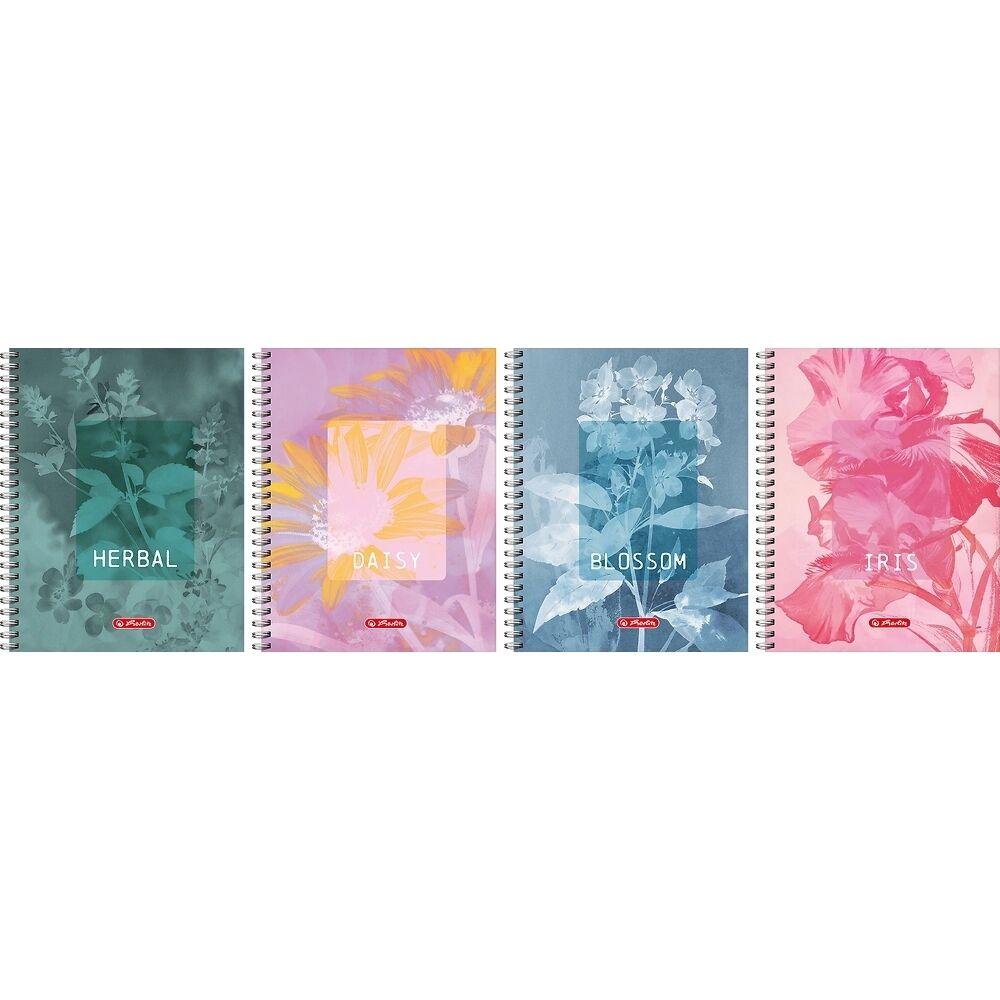 Kołozeszyt Herlitz Standard Blossom A5/80k kratka, 1 szt