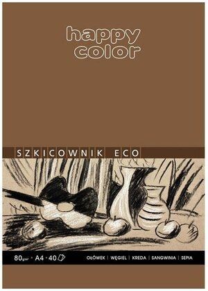 Blok szkicowy Happy Color ECO A4, 80 ark (HA 3708 2030-A80)