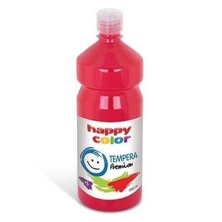 Farba tempera 1000 ml - czerwona ciemna (HA 3310 1000 26)