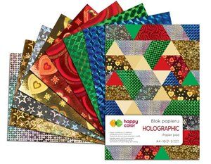 Blok papieru Happy Color A4/10k - Holographic (HA 3807 2030-HO)