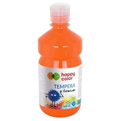 Farba tempera 500 ml - pomarańczowa
