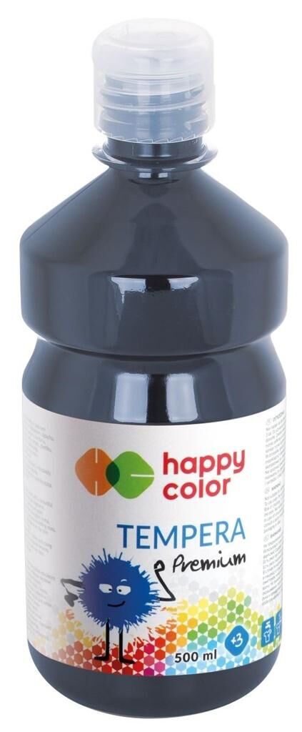 Farba tempera 500 ml - czarna