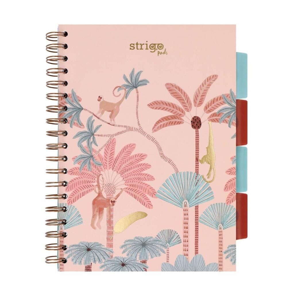 Kołozeszyt Strigo Pads Project Book B5 kratka Afryka - pastelowy beżowy