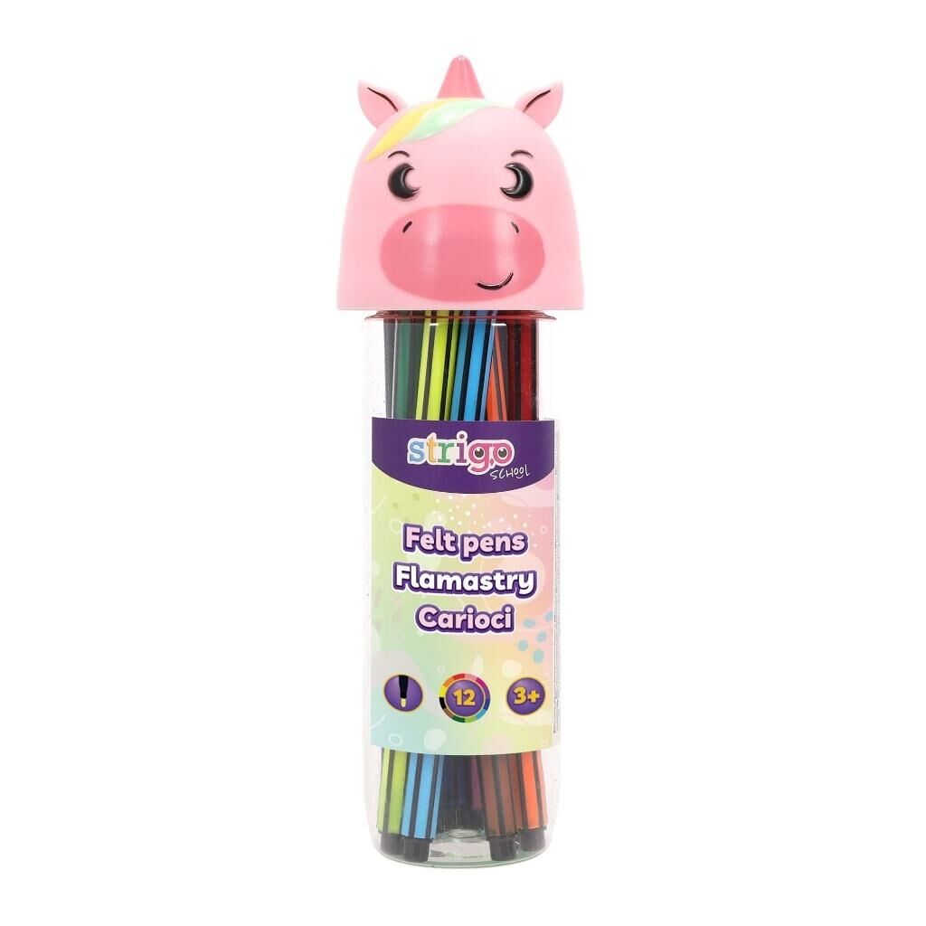Flamastry Unicorn, 12szt