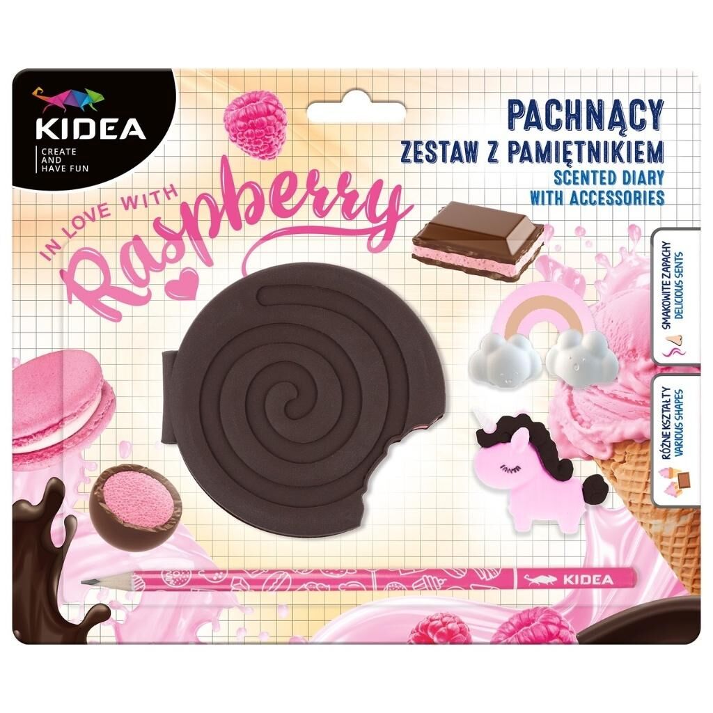 Kidea, Pamiętnik z akcesoriami - Malinowy krem