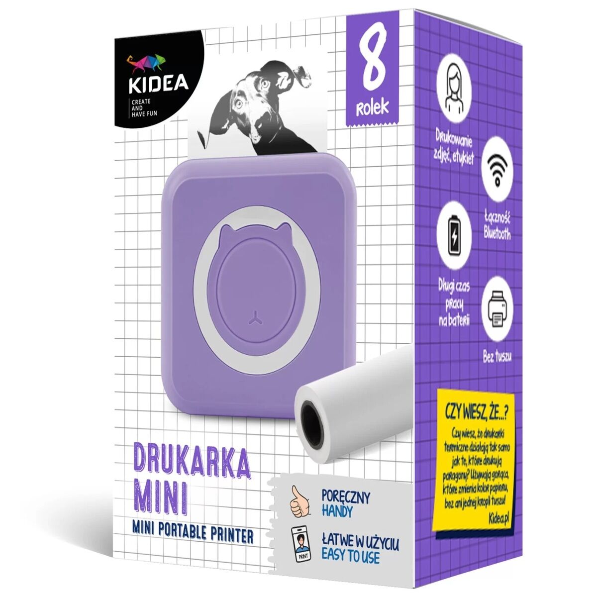Mini drukarka termiczna Kidea