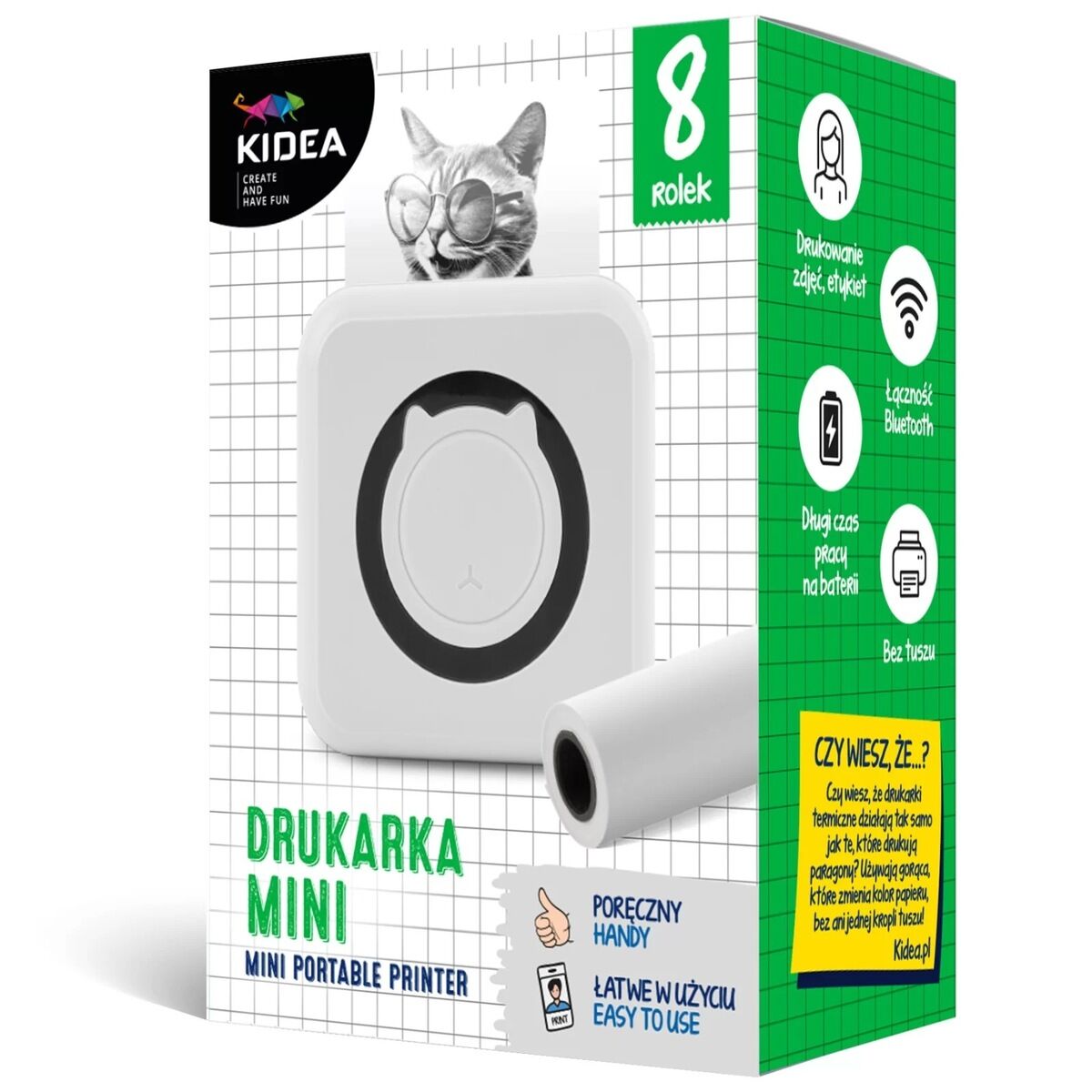 Mini drukarka termiczna Kidea