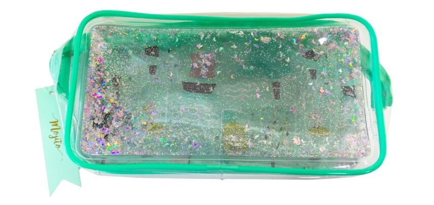 Saszetka Rozette silikon 200x50x104 mm - zielony (5907354066346)