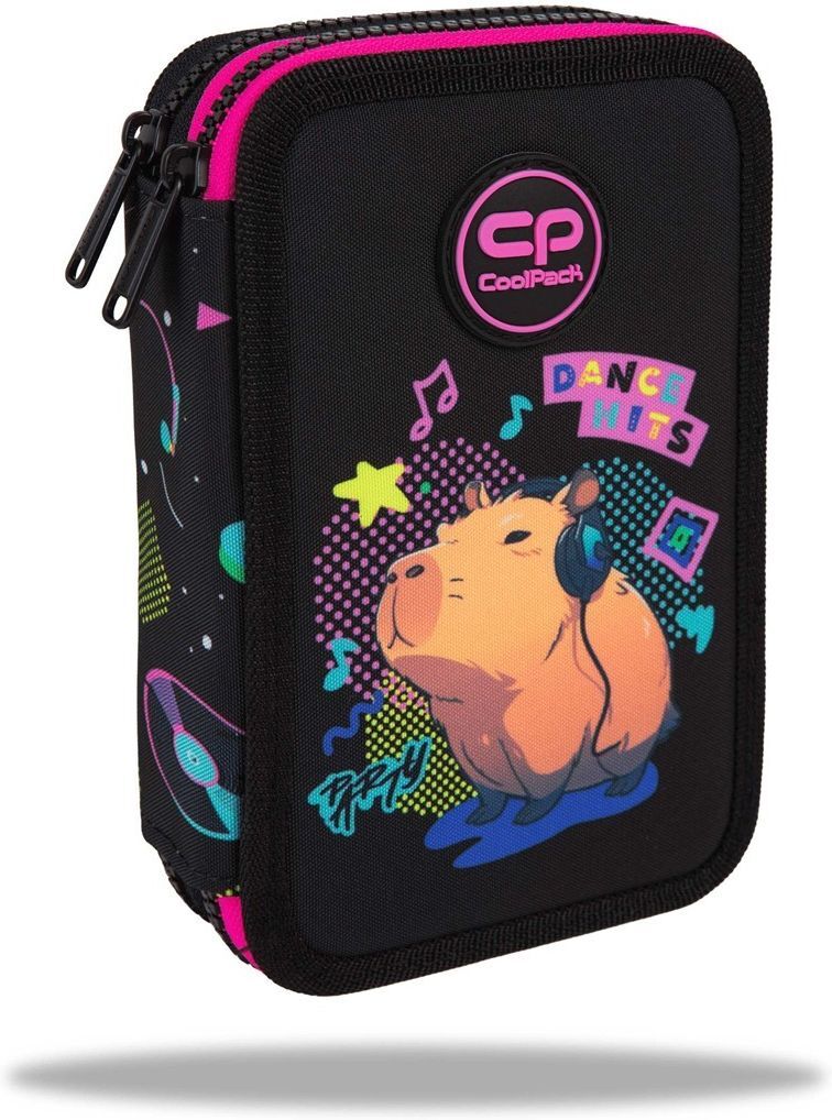 Coolpack, Piórnik podwójny z wyposażeniem Jumper 2 - Capybara Music (F066961)