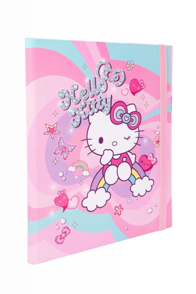 Coolpack, Teczka przestrzenna tekturowa A4 z gumką  Hello Kitty - Pink 1 (12979PTR)