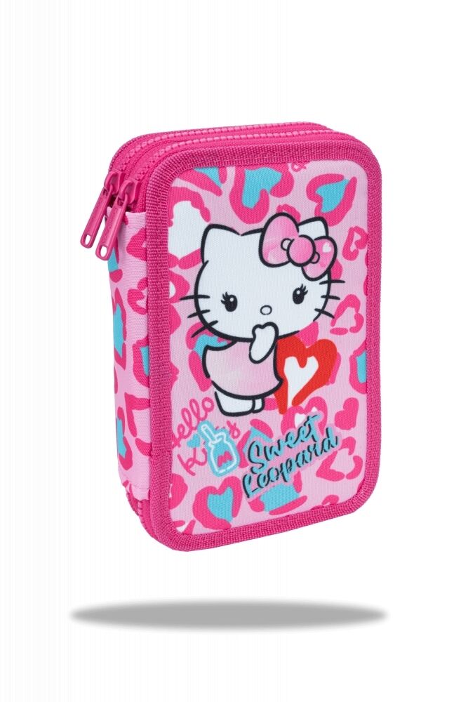 Coolpack, Piórnik podwójny z wyposażeniem Jumper 2 Hello Kitty - Pink 2 (F066035)