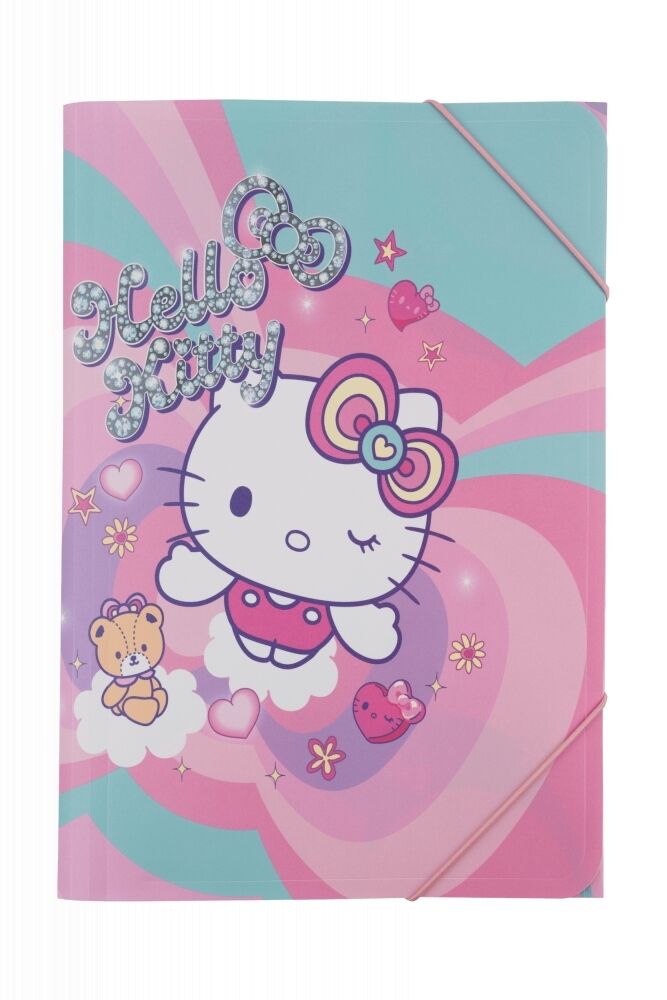 Coolpack, Teczka A3/PP płaska na gumkę Hello Kitty - Pink 1 (20189PTR)