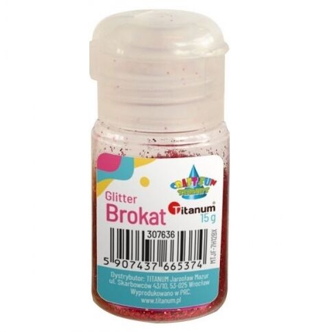 Brokat Titanum Craft-Fun Series 15 g - czerwony (307636)