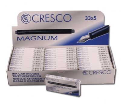 Naboje do pióra Cresco 5szt MAGNUM niebieskie (080037)