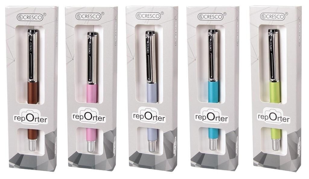 Pióro kulkowe na naboje Reporter Pastel etui GB, 1 szt