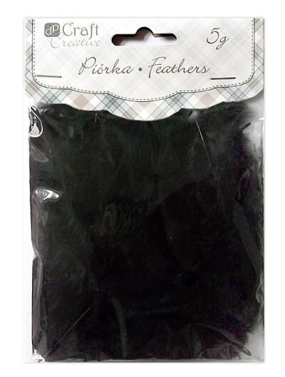 Piórka  5-12 cm 5G Black