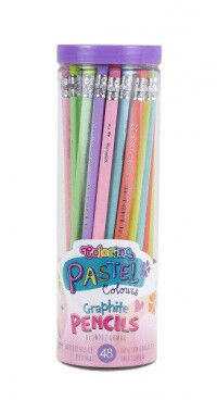 Colorino Pastel, Ołówek okrągły z gumką HB, 1 szt (80844PTR)