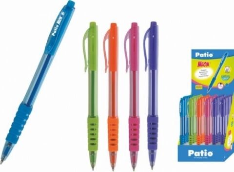 Długopis neon - niebieski wkład, 1 szt (31660PTR)