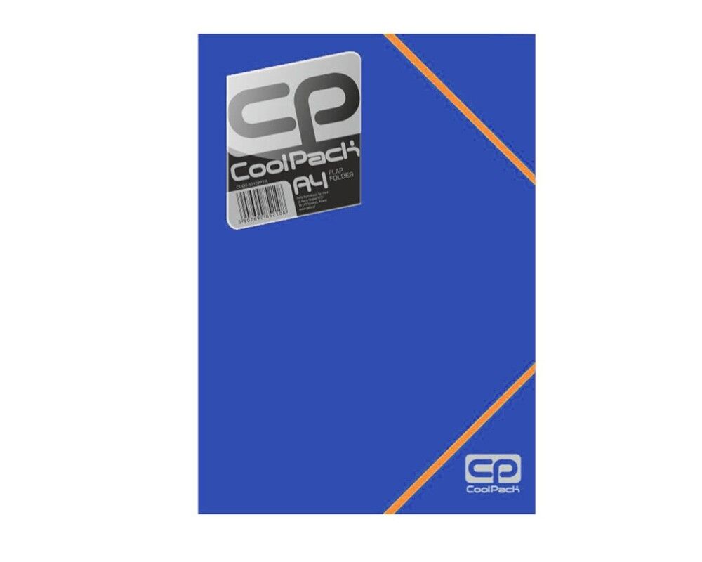 Teczka z gumką A4 Cool Pack Blue Neon