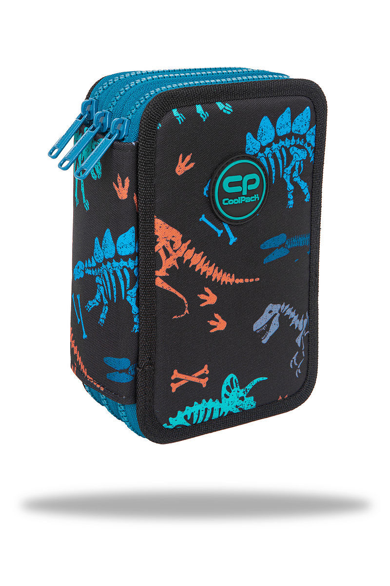 Piórnik 3-komorowy z wyposażeniem coolpack jumper 3 fossil
