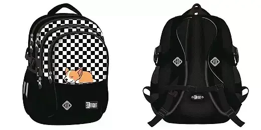 Plecak 4-komorowy sleepy corgi