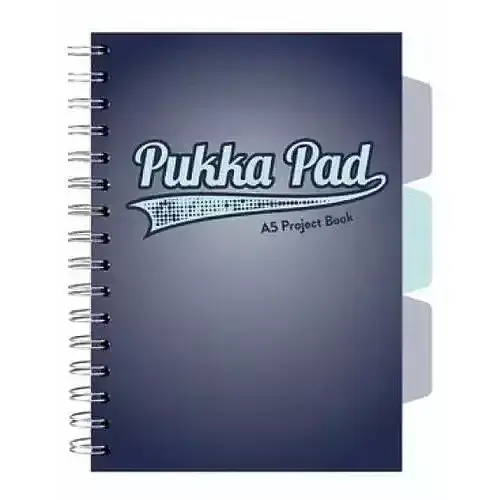 Kołozeszyt pukka pad a5 project book navy granatowy
