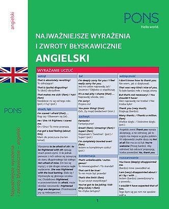 Najważniejsze wyrażenia i zwroty błyskawiczne zwroty angielski