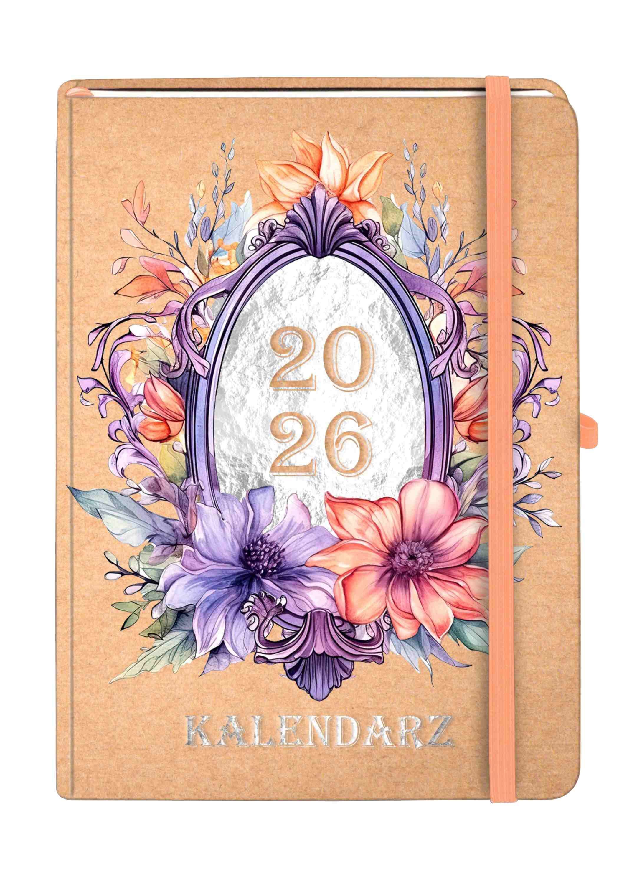 Kalendarz 2026 Kraft A5 TNS Lustro