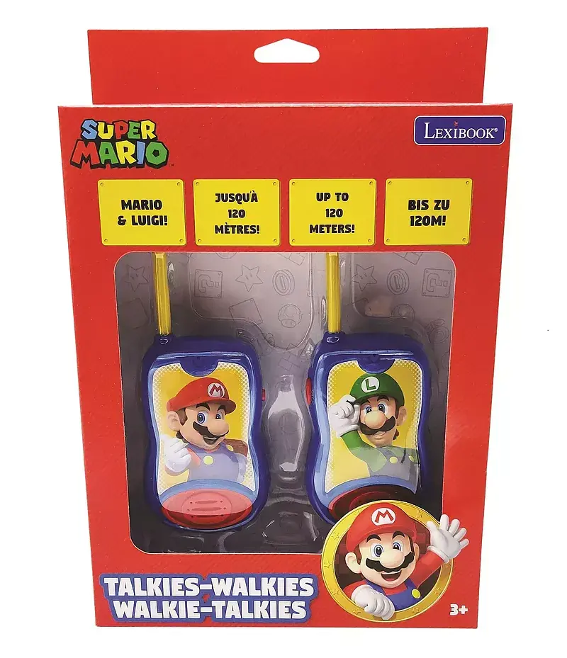 Krótkofalówki walkie talkie super mario ze sprzączką tw12ni