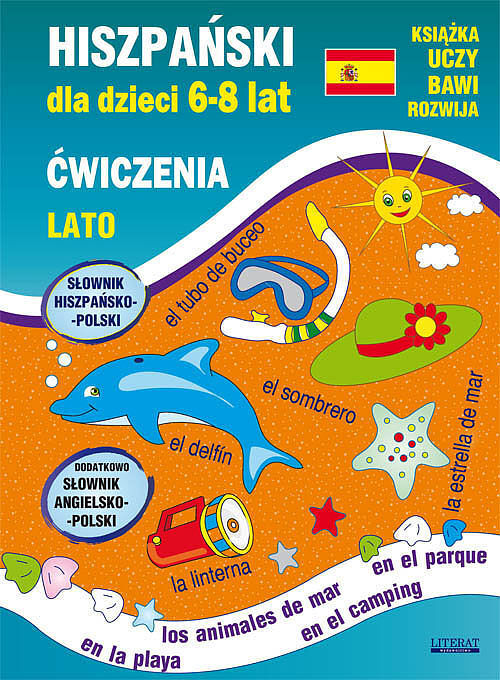 Hiszpański dla dzieci 6-8 lat Ćwiczenia Lato