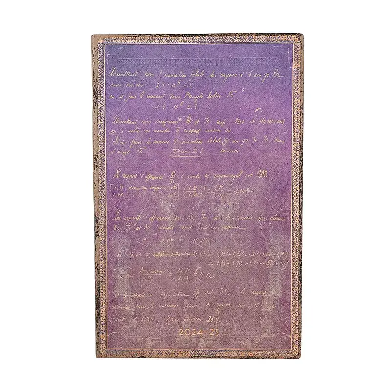 Kalendarz Paperblanks 2024/2025 Marie Curie, Science of Radioactivity Maxi Tygodniowy Flexi