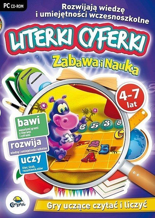 Zabawa i nauka: literki cyferki - nowa edycja