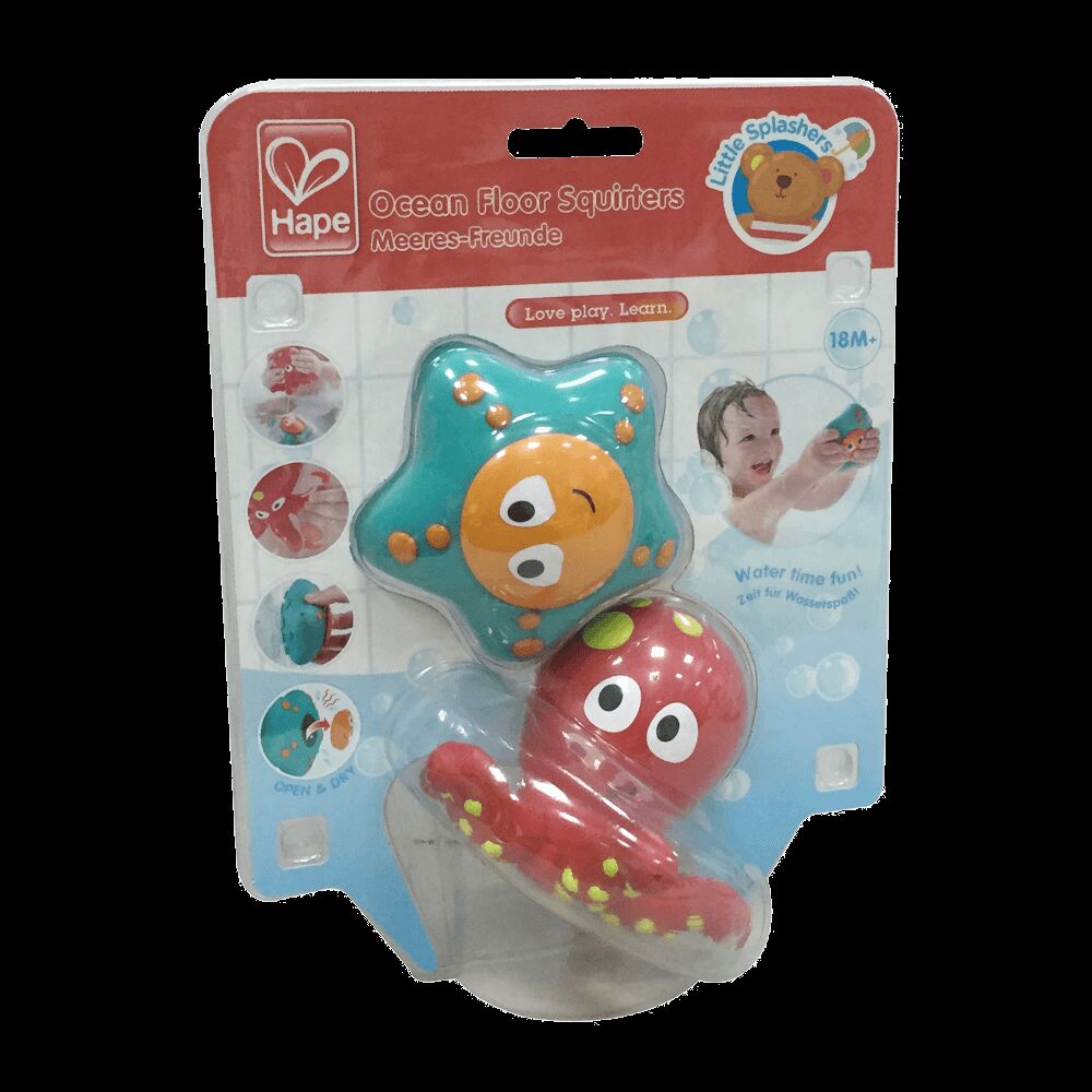 Dno oceanu tryskające zwierzaczki Hape E0213