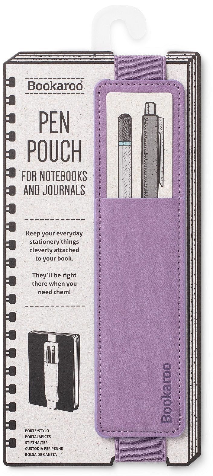 Uchwyt na długopis wrzosowy if bookaroo pen pouch