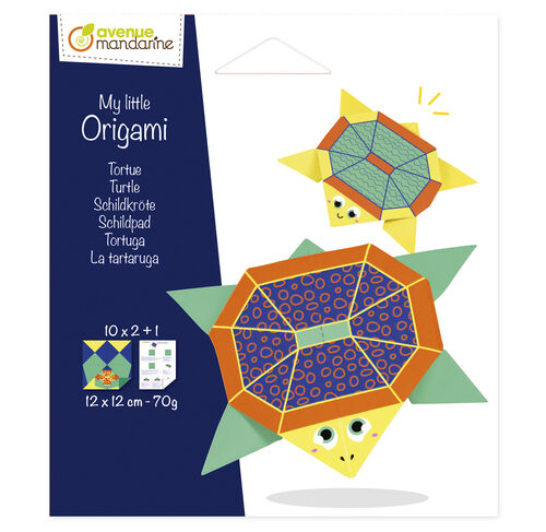 Papier origami 12x12 cm Żółw 20 arkuszy