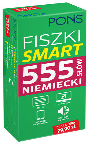 Fiszki 555 SMART Niemiecki PONS