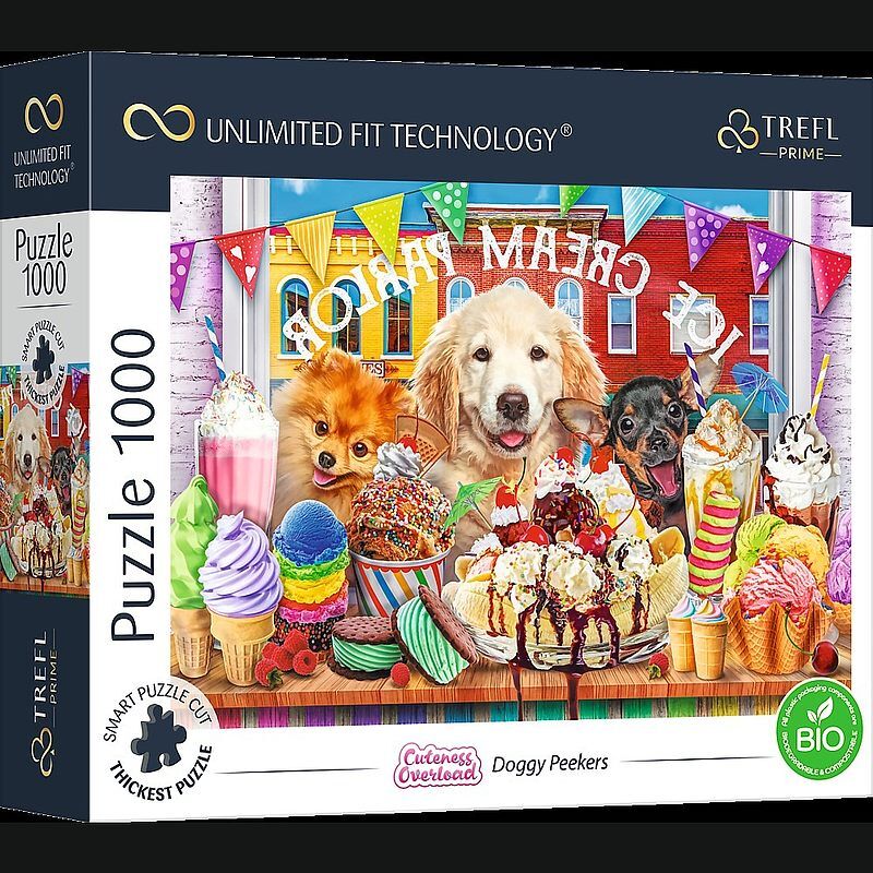 Puzzle 1000 uft doggy peekers 10699