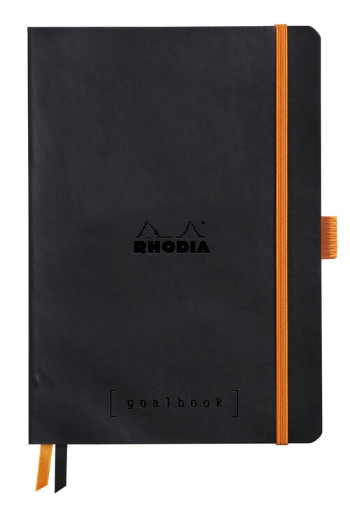 Notes Rhodia Rhodiarama Goalbook black  A5 w kropki Softcover