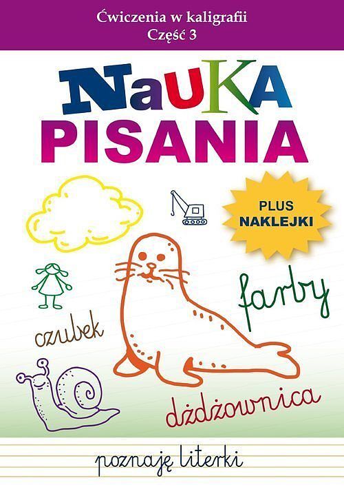 Nauka pisania Ćwiczenia w kaligrafii. Część 3