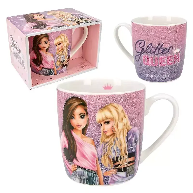 Kubek top model glitter queen 300ml 12607a
