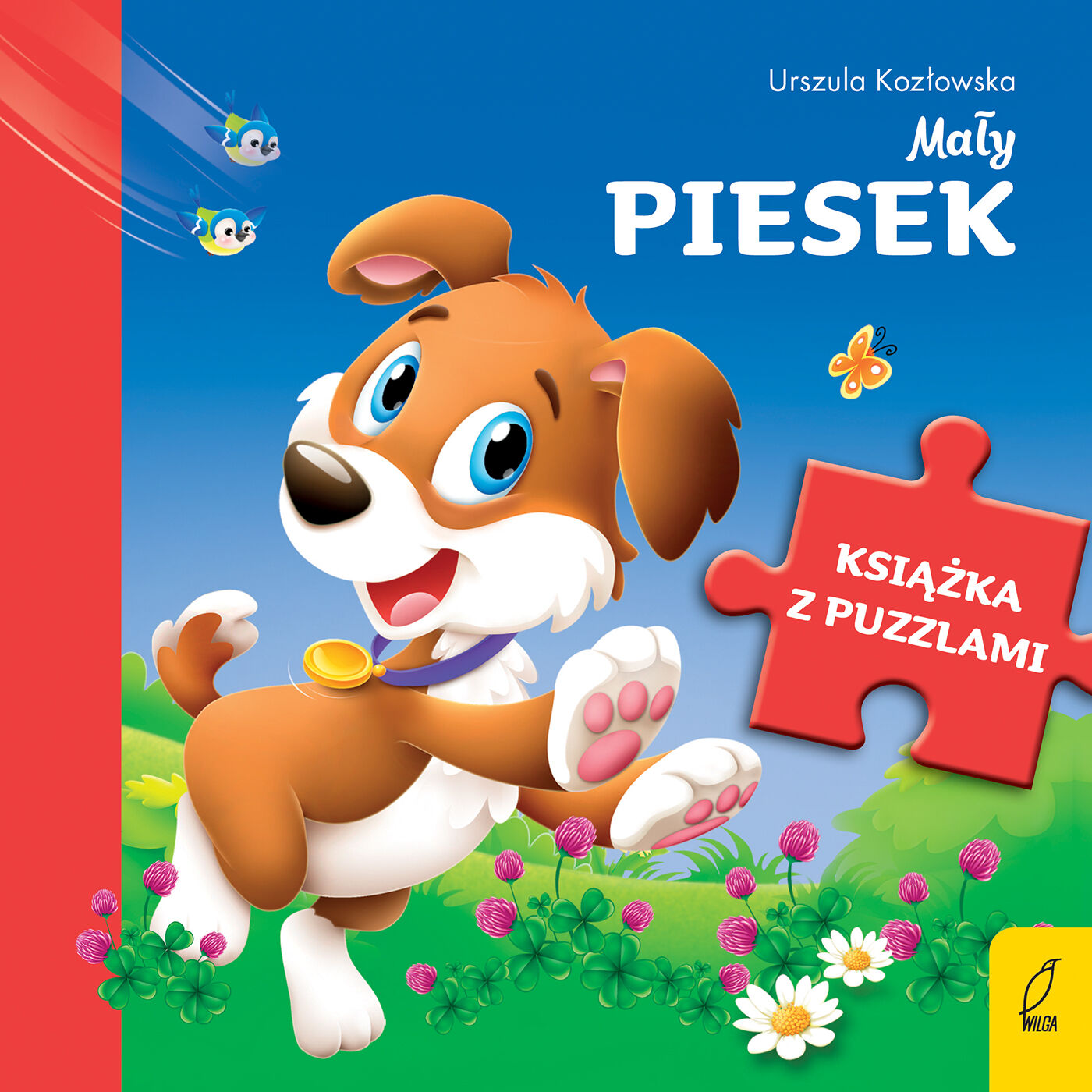 Książka z puzzlami. Mały piesek