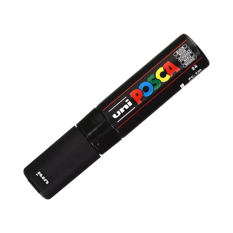 Marker pc-7m czarny posca uni paczka 6 szt