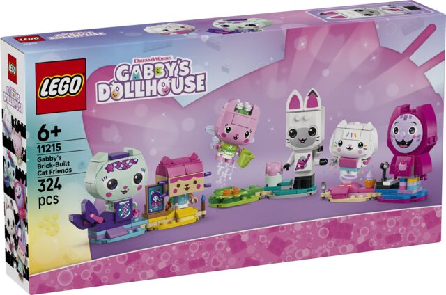 LEGO Gabby’s Dollhouse Koci przyjaciele Gabi z klocków 11215