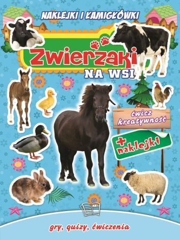 Zwierzaki na wsi z naklejkami