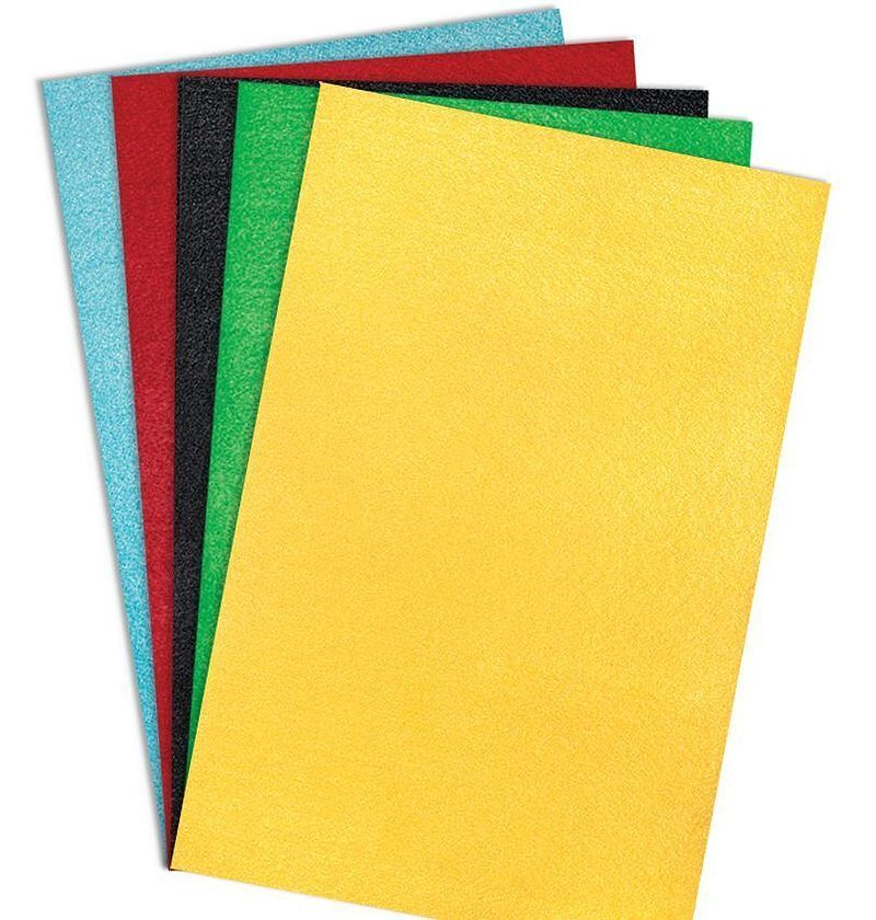 Filc poliestrowy a4 zestaw basic mix 5 szt