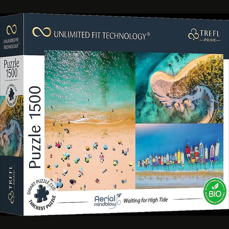 Trefl Puzzle 1500 UFT Aerial Mindblow: Waiting for High Tide
