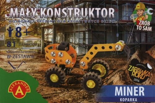 Mały Konstruktor Miner koparka