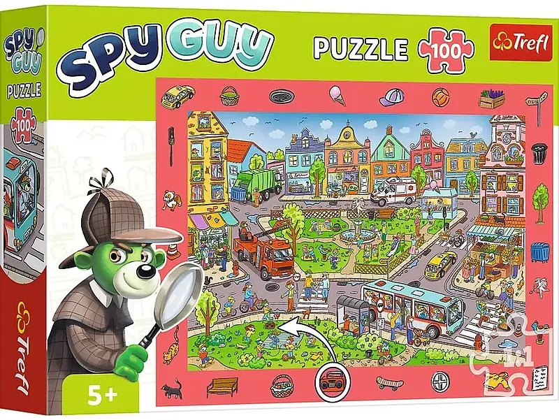Puzzle obserwacyjne Spy Guy Miasto 100