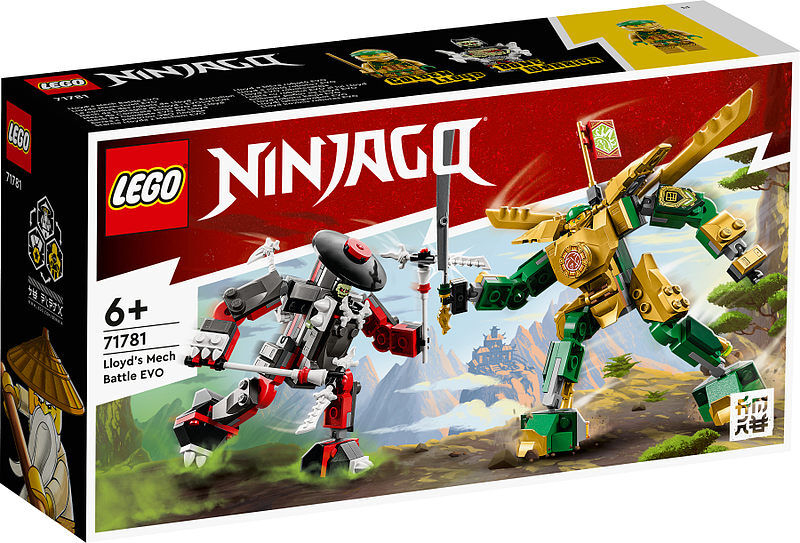 Lego ninjago starcie lloyda z mechem evo 71781